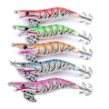 Miniatyrbillede 1 af 4: 10 stk. Hård Fiske Agnsfisk Luminous Squid Jig Hav Kunstig Reje Agnsfisk Værktøj -T