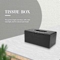 Miniatyrbillede 3 af 5: Servietboks Træ Rektangulær Servietboks Naturligt Træ Servietboks