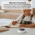 Miniatyrbilde 5 av 5: Vocoo Digital Kjøkken Timer - Magnetisk Nedtellings- og Opptellingstimer med Stor LED-skjerm Volumjusterbar  Enkel for Matlaging og for Eldre og Barn