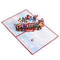 Miniatyrbilde 1 av 5: 2. juledag 3D gratulasjonskort Fantasy juletre velsignelse