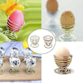 Miniatyrbilde 3 av 5: Eggkoppsett med 4, Eggkopper, Eggkoppholder i rustfritt stål