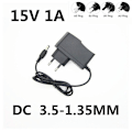 Miniatyrbillede 1 af 3: Ac/dc-adapter Dc 15v 1a 1000ma Ac 100-240v