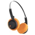 Retro Bluetooth-hovedtelefoner - Sort/Orange