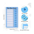 Miniatyrbilde 3 av 5: 4 stk. To Do List Tavle Tørrslettbar Memo List Tavle Oppgaveoversikt Rv List Tavle Med 10 Tørrslettbare Papirark