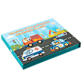 Miniatyrbild 1 av 5: 1 Set Pussel Leksak Vacker Mönster Två I Ett Integrerad Trafik Djur Målning Pussel Leksak För Underhållning Kaesi