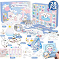 Miniatyrbillede 2 af 2: 2024 Adventskalender My Melody Cinnamoroll Legetøj Tilbehør Jule Nedtællingskalender Børnegaver My Melody