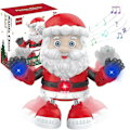Miniatyrbild 1 av 5: Elektrisk Tomte Leksak, Twerking Tomte, Skakande Tomte Dockor, Jul Elektrisk Dansande Musik Tomte med LED Ljus Docka Julgåva till Barn