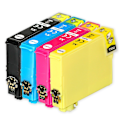 Miniatyrbilde 1 av 5: 1 sett med 4 blekkpatroner for å erstatte Epson 603XL Kompatibel/ikke-OEM fra Go Inks (4 blekk)