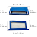 Miniatyrbillede 2 af 2: 2 stk. CPAP-filtre til Philips Respironics Dreamstation filterforsyninger