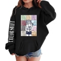 Miniatyrbillede 5 af 5: Pige Hoodies 1989 Casual Taylor Sweatshirt Børn Drenge Swifts Pullover Hættetrøje Koncert Outfit Til 4-14 05 black 13 to 14 Years