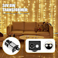 Miniatyrbild 4 av 5: 2-pack Transformator 31V 6W LED Strömförsörjning, Lågspänningsadapter Blinkande IP44 med 8 lägen, Timer och Minnesfunktion för Julbelysning
