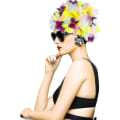Miniatyrbillede 2 af 5: Fashion Svømmehætte Kronblade Fashion Svømmehætte Retro Kronblade Retro Svømmehætte Svømmehætte Blomster Svømmehætte Svømmehætte