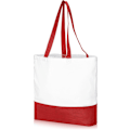 Miniatyrbillede 1 af 5: Genanvendelige indkøbsposer, trendy to-farvede poser til håndværk, gør-det-selv og kreative designs Bomuldslærred tote taske.