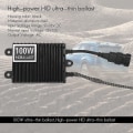 Miniatyrbillede 5 af 5: 12v Slim 100w HID Ballast Udskiftning Xenon Lys Ballast Hurtig Start Ultratynd