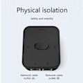Miniatyrbild 5 av 5: Nätverksswitch 2 portar Snabb switch Strömfri Hög prestanda Höghastighets LAN-växling 1000Mbps 2 i 1 ut/1 i 2 ut Smart RJ45 Intern Extern