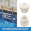 Miniatyrbild 3 av 4: 2 st Poolstegsskydd Pool Gummistegsfotskydd För De Flesta Poolstegar