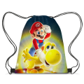 Miniatyrbillede 1 af 3: Sports opbevaring polyester klud Mario snøre lommer Fashionable snøre snøre lommer O