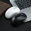 Miniatyrbillede 3 af 5: 1 stk. trådløs mus, 2,4G bærbar ergonomisk mus, trådløs mus til bærbar computer Windows (sort)