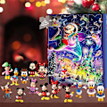 Miniatyrbillede 2 af 3: 2023 Julekalender med Mickey og Minnie Figurer Dukker Legetøj 24 Dages Nedtælling Overraskelse Blind Box Festival Gave Til Børn Voksne