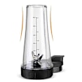 Miniatyrbild 5 av 5: Reservdelar till blender för Ninja SS101 24 Oz blandningskopp med läcksäkra lock Tunn botten design BPA-fri blandningskopp för SS100 SS101 SS300