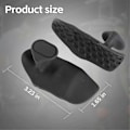 Miniatyrbild 2 av 5: Anti-Slip Träningsgrepp Ergonomiska Handskyddshandskar i Gummi för Tyngdlyftning, Pull-Ups, Gym Tr