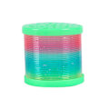 Miniatyrbillede 5 af 5: Glow In Dark Walking Rainbow Spring Toy Kid Magic Luminous Slinky Rainbow - XC