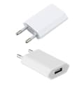 2-pack kompatibel med iPhone Android 1A Väggladdare CE-godkänd Vit 12