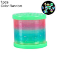 Miniatyrbillede 1 af 5: Glow In Dark Walking Rainbow Spring Toy Kid Magic Luminous Slinky Rainbow - XC