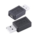Miniatyrbillede 2 af 5: USB han til Micro USB hun adapter