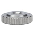 Miniatyrbilde 3 av 5: 10 STK M3/M4/M5/M6 Flat Riflet Mutter 304 Rustfritt Stål Riflet Flat Hode Gjennomgående Hull Håndstrammingsmutter [M4]