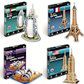 Miniatyrbillede 2 af 5: 3D Papirpusles Ord Berømte Bygninger Tower Bridge Jigsaw Samlet Model Håndværk DIY Læringslegetøj Til Børn Voksne Gaver