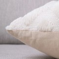 Miniatyrbillede 5 af 5: Sæt med 2 bløde plys pyntepuderbetræk 45*45cm