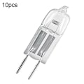 Miniatyrbillede 4 af 5: 10 stk. G4 12V 20W Halogen Stift Sokkel Pærer til Lysekroner Pendellamper