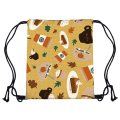 Miniatyrbillede 2 af 5: 2024 Fashion Girls Cartoon Drawstring Pocket 3D Digital Printing Drawstring Bag Backpack bpa600041