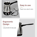 Miniatyrbillede 3 af 5: Sokany Elektrisk Kaffemaskine Pot Mælk Græsk Tyrkisk Espresso Perkolator 800ml LANG