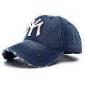 Pikkukuva 4 / 5: 2024 Uusi luksusmerkki Minun kirjailtu pesty denim-lippis miehille, korkealaatuinen musta vintage Y2k isän hatut Gorras Hombre Light Blue