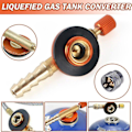 Miniatyrbilde 1 av 5: Camping Gasskomfyr Varmeventil Adapter Slange Regulator Propan Påfylling Gass Tank