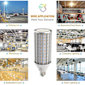 Miniatyrbillede 5 af 5: 70% Rabat - e27 LED Majslys Pære 60w, 550w Ækvivalent Lyspærer, 6500k Kold Hvid E27 LED Lyspære, Ikke-dimbar, 5850lm 160x5630smd, Edison LED C