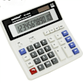 Miniatyrbillede 2 af 5: SSRGV Stor Tast Lommeregner Kontor Bordregner, 12 Cifret Stort LCD Display, Funktionel Elektronisk Lommeregner