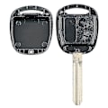 Miniatyrbild 4 av 5: Smart fjärrnyckel för bil, 2 knappar, 4c-chip, bilnyckelbricka passande för Corolla 2001-2007 304mhz