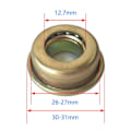 Miniatyrbillede 2 af 4: 4x Dykkergaffel Leje Indre Diameter 1/2 Tomme 12.7x27x30mm Rollestol Tilbehør H009 / H005 Whee