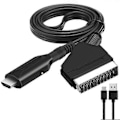 Miniatyrbild 1 av 5: SCART till HDMI-omvandlare, All-in-One-adapter för 1080P videoomvandling från SCART till HDMI