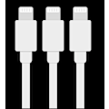Miniatyrbilde 1 av 3: USB-lader iPhone KABEL x3 lyn