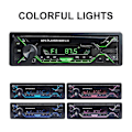 Miniatyrbillede 3 af 5: Bilstereo med Bluetooth, Single Din Radio Fm Media Player Usb/tf/sd/aux Audio Receiver, Hands Fre