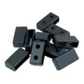 10x Gummibandslås för G-shock Ba100 Ga100 Svart 22mm