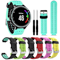 Miniatyrbillede 2 af 5: Udskiftning af silikoneurrem til Gar-min Forerunner 220 735 Approach S20 S5 S6 Black-White