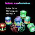 Miniatyrbillede 4 af 5: Glow In Dark Walking Rainbow Spring Toy Kid Magic Luminous Slinky Rainbow - XC