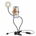 Pikkukuva 1 / 3: Led-rengasvalaisin USB-latauksella himmennettävä valokuvausrengasvalaisin