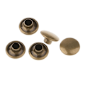 Miniatyrbillede 2 af 5: 200 Stykker Bronze Læder Dobbelt Hætte Nitter 8mm 6mm til Læderhåndværk