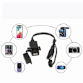 Miniatyrbillede 4 af 5: Sae til Usb Motorcykel Oplader Adapter Kabel 12